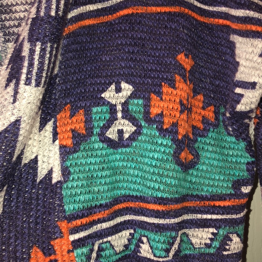 Aztec Print Cardigan - Picture 2 of 3